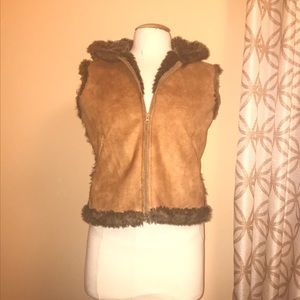 Lord & Taylor faux fur vest